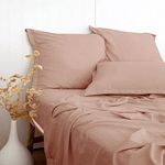 Hyaline Home Bamboo Sheets (Pink, King)