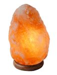 Natural Himalayan Salt Lamp Pure Himalayan Pink Salt Rock Lamps 7-8 inch/4-6 lbs with Dimmable Control Switch, 2 X 25 Watt Bulbs UL Listed Cord & Beautiful Box