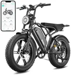 TST Electric Bike for Adults, 1500W Peak Motor 60 Miles Fat Tire E Bike 48V 15Ah Removable Battery 20" Electric Bike with Full Suspension UL 2849 Certification Black