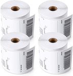 Direct 4"x6" Thermal Labels 4 Rolls 1000 Labels Thermal Shipping Label Printer Paper Printer Labels Package White Mailing Labels for Address Shipping Postage Compatible with Direct Thermal Printers