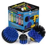 Boat Accessories - Kayak - Cleaning Supplies - Drill Brush - Rotary Cleaning Brushes for Boats and Watercraft - Canoes, Jet-Ski, Bass - Fiberglass, Aluminum, Gel Coat, Wood, Painted - Hull and Deck