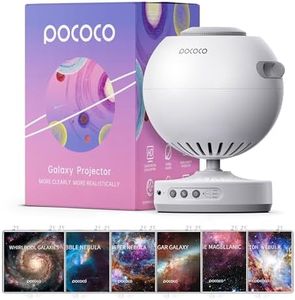 POCOCO Galaxy Projector + Gorgeous Nebula Series Discs (6 Pieces)
