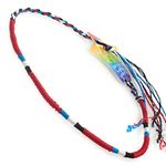 Stands Out, Supplying Outstanding Gifts Woven Handmade Red Blue Cotton Thread Kids Friendship Bracelet