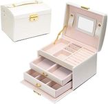 E-MANIS Jewellery Box, 3 Layers PU 