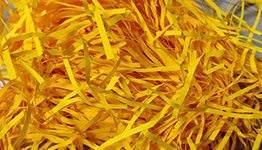 Lakeer Mango Yellow Crinkle Confetti Paper Grass Shredded Shreds for Tissue Paper Gift Wrapping,Craft DIY, Basket Packaging Filling, Decoration 1 kg Grams (Aprx)