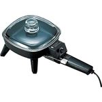 Brentwood BTWSK45, Electric Skillet with Glass Lid (600W/6-Inch), Black