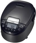 Tiger 5.5 Cup 1.0Litre JPW-G10A Induction Heating IH Multi-Functional Rice Cooker, dark grey, Slow Cooker, Programmable Menu, Pre-set times, Made in Japan, Australian plug 240 voltage