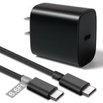 15W USB-C Tablet Fast Charger Include 6.6Ft USB Type-C Cable for Charging New Fire HD 8/8Plus 10/10Plus Kids,KidsPro(2020-2022 Release), Paperwhite-2021,All-New Fire 7/Kids -2022