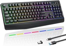 Wireless Gaming Keyboard, RGB & Sin