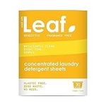 Leaf Laundry Sheets Washing Sheets - Sensitive, Non-Bio, Unscented Concentrated Wash - Planet Friendly Alternative to Capsules, Pods and Liquid Detergents - Plastic Free, Zero Waste - 30 Washes