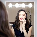 Portable LED Vanity Mirror Lights, 2000mAH Rechargeable Makeup Mirror Lights with 4 LED Bulbs,Simulated Daylight for Bathroom Makeup Dressing Table Lights,Kitchen Lights,Wardrobe Lights