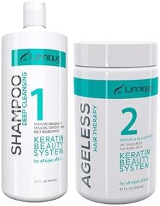 UNNIQUE Professional Hair Straightening & Repair System – Formaldehyde-Free Deep Hair Transformation Treatment | Nano-Powered Transformation, Toxin-Free Smoothness for Lasting Repair & Radiant