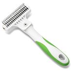 Andis Standard Deshedding Tool for Pets, Pet Grooming Brush for Dogs & Cats, Undercoat Rake Dematting Comb for Mats & Tangles Removing, Reduces Shedding