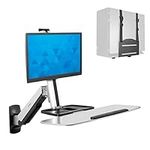 Mount-It! Sit Stand Wall Mount Work