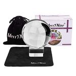 MerryNine K9 Crystal Ball with stand for Photography crystal sphere Lens Photo Ball(80mm/3.14" with 40mm Big Stand)