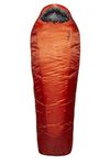 Rab Solar Eco 4 Synthetic Insulated Recycled Mummy Sleeping Bag for Camping and Backpacking - Firecracker - 10 Degree, Regular, Left Zip