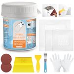 Drywall Repair Kit, Drywall Patch Repair Kit with 8.8OZ White Wall Repair Putty, Scraper Sandpapers Gloves for Heavy Duty Plaster Wall Repair, Easy to Fill Holes in Home Wall & Quick Repair Crack