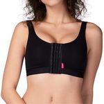 LIPOELASTIC PI Active Variant - Post-Surgery Compression Bra, Black, L