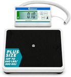 Adamson Extra Wide Medical Scale – 660 lb / 300 kg Large Digital Platform Scale for Body Weight – Bariatric Scale for Home, Clinic & Hospital – Dual Power USB or 3×AA – 10 g Accuracy - LB/KG/Oz