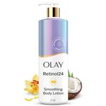 Olay Body Lotion Smoothing for Women with Retinol, 24hr Moisturizing, Vitamin E & Vitamin B3 Complex, Fast Absorbing Formula, 17 fl oz
