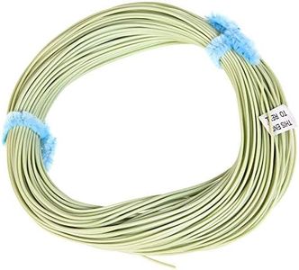 Ligne de Pêche à la Mouche 100 Ft Poids Avant Flottant Soies Peche Pêche Fly Line Evier Forward Flottant Fly Line Fourni avec 2 Soudé Fonde Passants WF Poids Décalé vers l'avant Flottante Style 5