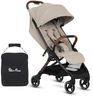 Silver Cross - Clic 2 Compact Stroller & Travel Bag - Travel Stroller For Life On The Go - Foldable & Lightweight - Suitable From Birth To 4 years - Latte
