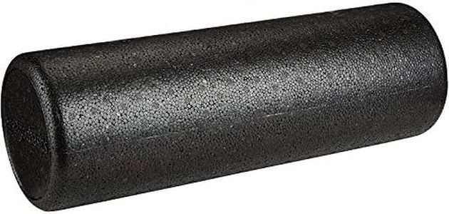 Amazon Basics High Density Foam Roller for Exercise and Recovery, 18 Inches, Black