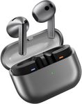 SAMSUNG Galaxy Buds 3 AI True Wireless Bluetooth Earbuds, Sound Optimization, Real-Time Interpreter, Noise Cancelling, Redesigned Fit, Touch Control, Latin American Version (Silver)