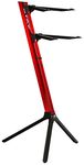 Stay Music Tower Keyboard Stand Slim Model Two Arms 1100/02 (Red)