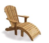 Jati Teak Adirondack Bear Chair with Detachable Legrest - Grade-A | Delivered Ready Assembled