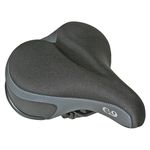 Sunlite, Cloud-9, Bicycle Suspension Comfort Saddle, Comfort Gel Ladies, Tri-color Lycra