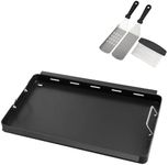 Full Size Griddle Insert with Spatula Set for Charbroil TRU Infrared 4 Burner 463242715 463255020 463242716 463257520 463276016 466242715, Flat Top for Charbroil Grill Replacement Parts G533-0009-W1