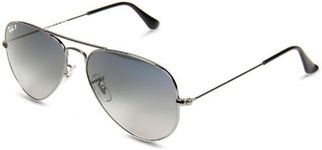 Ray-Ban Aviator RB3025 004/78 Gunmetal/Polarised Blue Gradient Grey