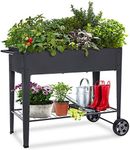 FOYUEE Raised Planter Box with Legs