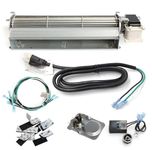 Hongso BKT GA3650T GA3650TB GA3700T GA3700TA Replacement Fireplace Blower Fan KIT for Desa, FMI, Vanguard, Vexar, Comfort Flame Glow, Rotom