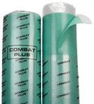 Green Combat Laminate Underlay 3mm Acoustic Underlay for Wood or Laminate Flooring Barrier Plus Underlay Comfort Damp Proof Membrane (Roll Dimension: 15㎡)