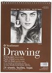 Strathmore 400 Series Drawing Pad, 9"x12" Wire Bound, 24 Sheets