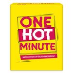 Gouda Games One Hot Minute - 60 Seconds of Pandemonium for Adults, Hilarious, Fast-Paced, and Quick Thinking Card Game for Game Night, Parties, & Gatherings, 2-5 Players, Ages 18+