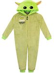 Star Wars Boys' Onesie The Mandalorian Green 12