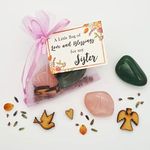 Thank You Sister Gemstone Bag of Love and Blessings, a unique token gift to show you care