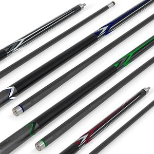 EastPoint Sports Masterton Billiard Cue 4 Pack - Includes Four 2-Piece 58" Billiard Cues with Leather Tip and Micro-Fiber Grips