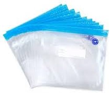 Birud Vacuum Sealing Resealable Vacuum Bags with Pump for Food, Grocery, Dry Food 10 Bag Size : 26x28 cmfor a Long Time Without Leaking for Name and Date of The Food