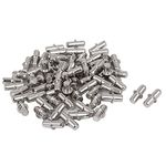 uxcell 5mm Metal Furniture Cupboard Shelf Pins Pegs Supports Holder 70 Pcs