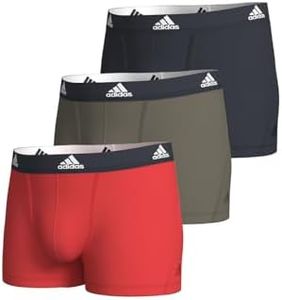 adidas Set di Boxer (3 PK) -4 a1 m02 Corti, Abbinato 4, S (Pacco da 3) Uomo