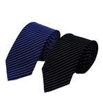 UTF Men’s Stripe Ties Classic Silk Formal Necktie for Business Wedding