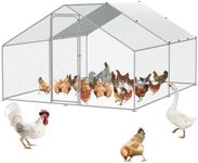 VEVOR Large Metal Chicken Coop, 12.