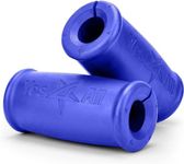 Yes4All Thick Bar Grips/Thick Grips for Barbell, Weight Lifting, Body Building Training – Thick Bar Adapter/Barbell Grips (Blue, Set of 2)