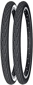 MICHELIN Cubierta, Rennradreifen City'J, 37-440 (500A Confort), Schwarz/Weiãÿ, FA003466038, Blanco, 500 A