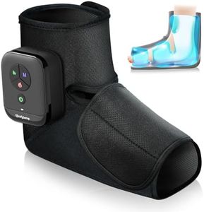 Comfytemp Kabelloses Fußmassagegerät Luftkompression Massage mit 2500mAh Akku,Fußsohlenheizung mit DIY für Knöchel,Ferse,Sohle,Fußrücken für beide Füße（1 Stück） Geschenke Mütter, Frauen, Mama, Papa