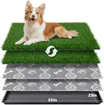 LOOBANI Dog Grass Pad with Tray - 3